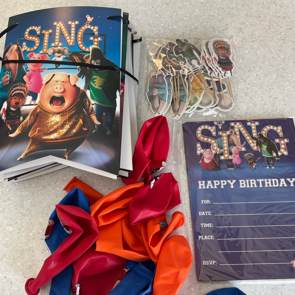Sing Party Supplies